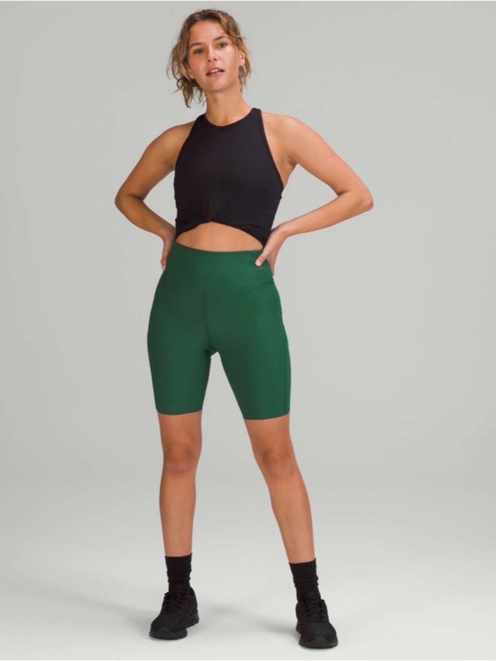 Lululemon Base Pace High-Rise Short 8" Ribbed Nulux Sz 6